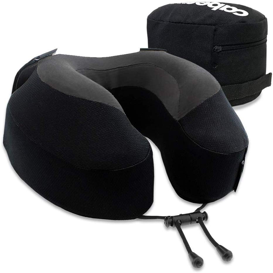 Cabeau Evolution S3 Travel Pillow – Scientifically Best Seated Sleep – Plush Memory Foam Support – Ergonomic Design Prevents Neck Strain