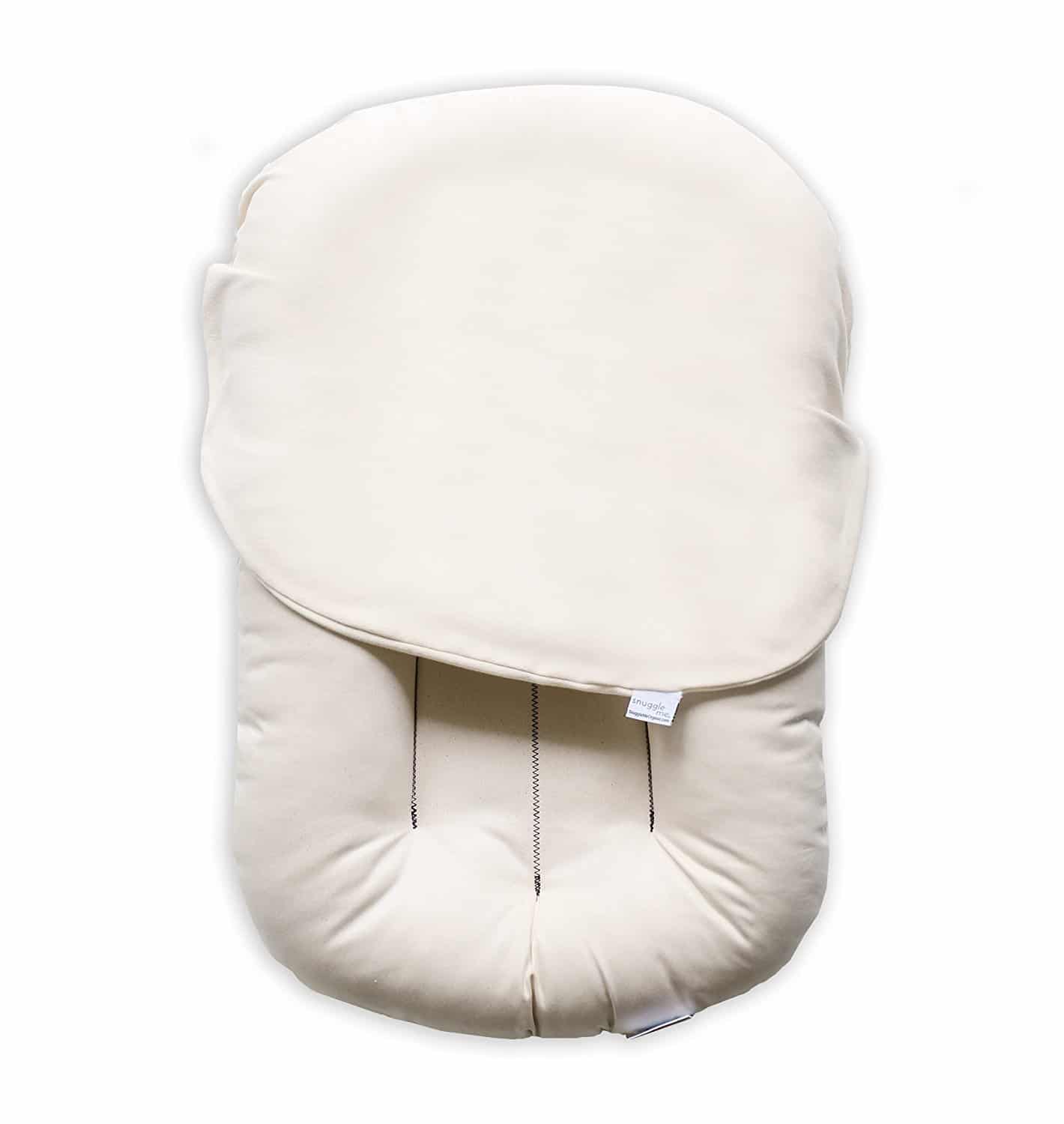 Snuggle Me Organic | Patented Sensory Lounger for Baby | organic cotton, virgin polyester fill