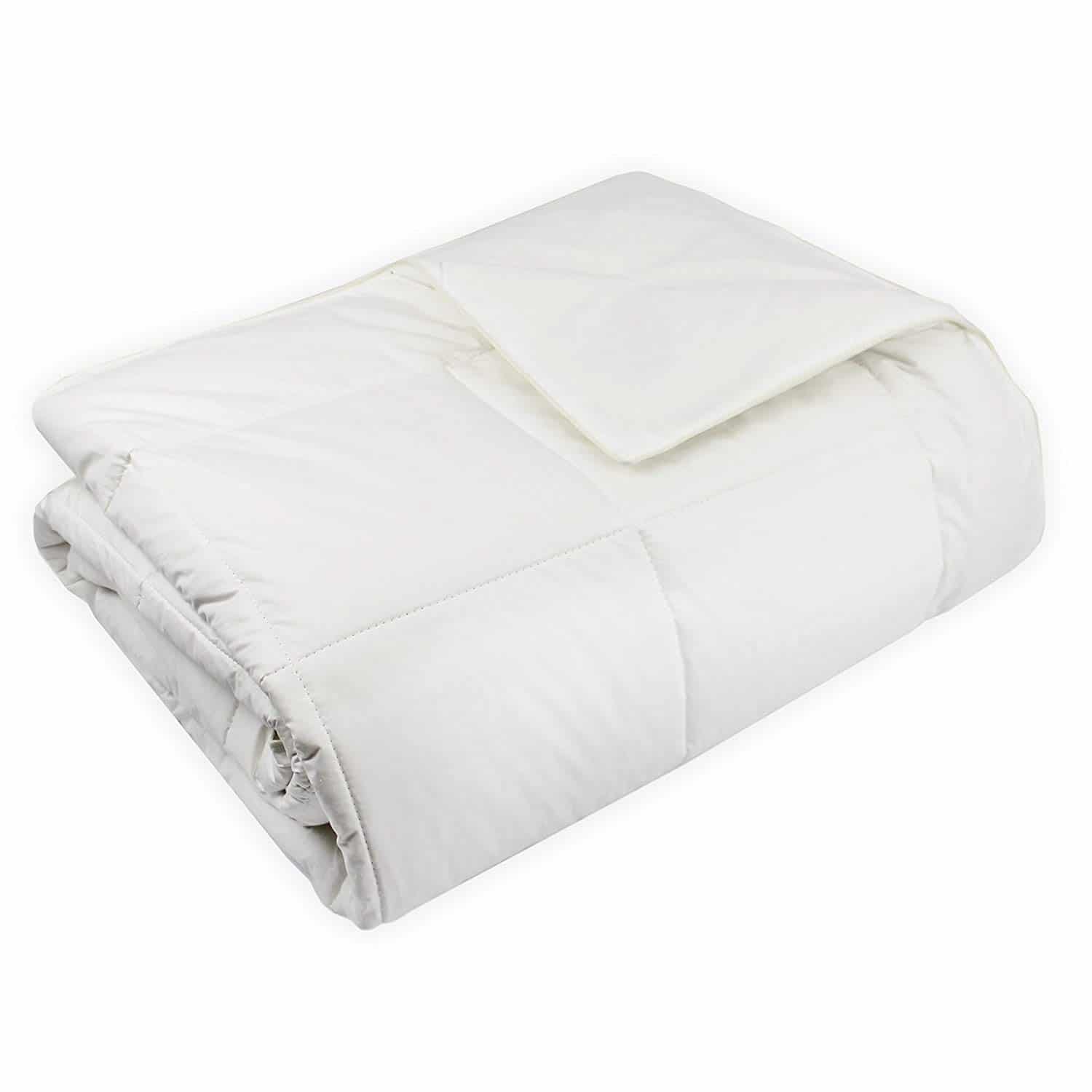 Century Home Natural Home Woolmark Certified Pure Wool Filled Comforter, Twin