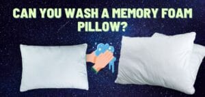 Can you wash a memory foam pillow?